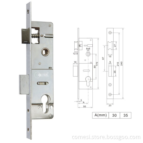 Metallic Door Lock 90130